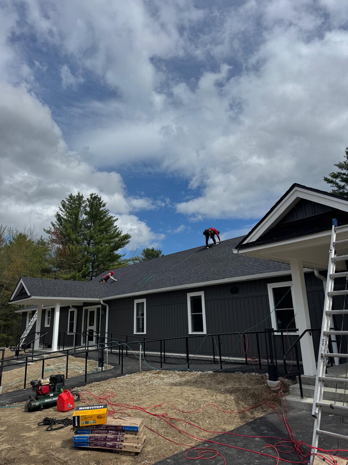 St. Ignatius siding and roofing project